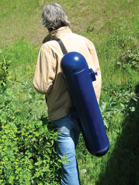 Bourne Energy’s portable hydropower system, producing 600 W. Bourne Energy’s portable hydropower system, producing 600 W.