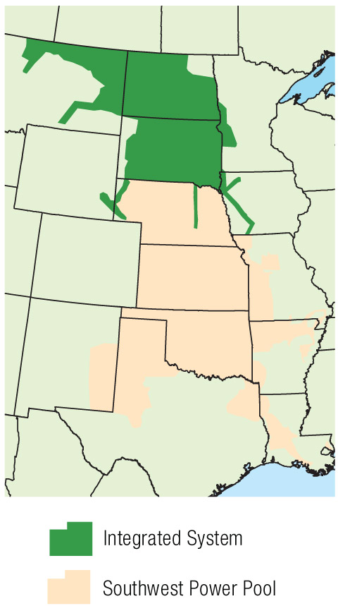 Southwest Power Pool plans to expand across the northern plains. Southwest Power Pool plans to expand across the northern plains.