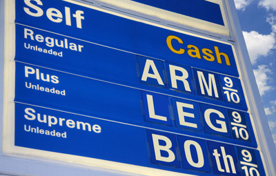 Gasoline Spillover: Will high pump prices affect utility customer behavior at home?